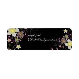 PixDezinesHula Mondfarbe/Plumeria/Farbe des grauen