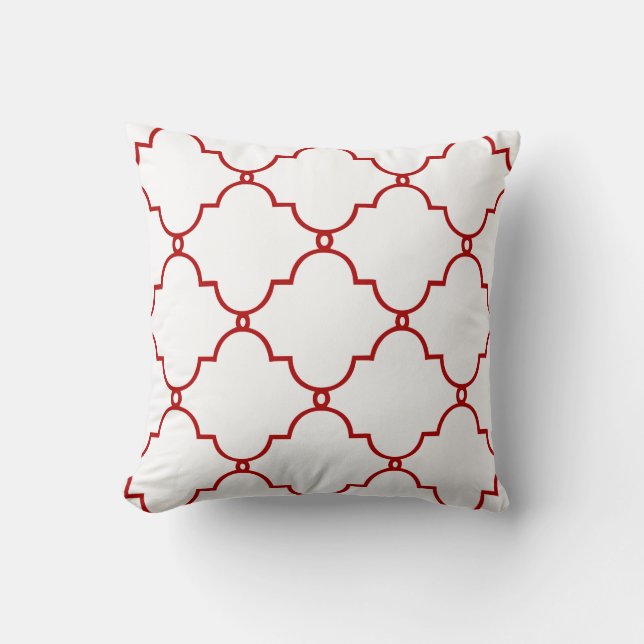 PixDezinesMoroccan Trellis/Farbton Kissen (Vorderseite)