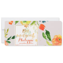 PixDezinesWasserfarbe/Blüte/Bat Mitzvah