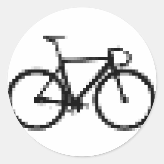 Pixed Gear Runder Aufkleber (Vorderseite)