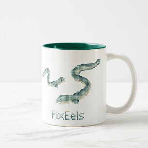 PixEels-Tasse Zweifarbige Tasse