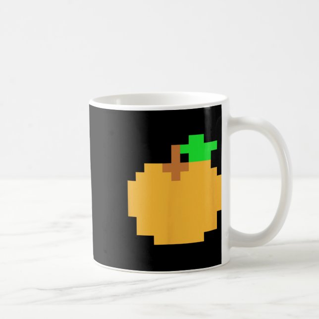 Pixel-8-Bit-Arcade-Videospiel-Matching-Kostüm-Tee Kaffeetasse (Rechts)