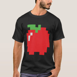 Pixel Apple 80er Videospiel Halloween Group-Kostüm T-Shirt
