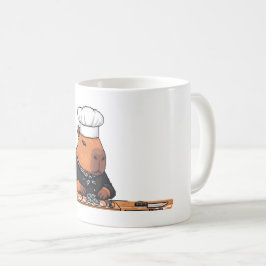 Pixel-Art-Capybara-Chef-Tasse Kaffeetasse