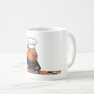 Pixel-Art-Capybara-Chef-Tasse Kaffeetasse