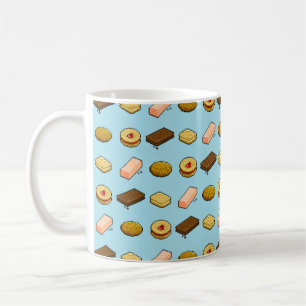 Pixel Art Geschmackhaftes Biscuit Cookie Selection Tasse