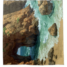 Pixel-Art-Höhle am Strand