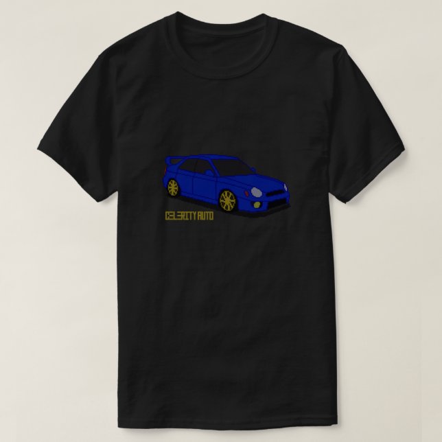 Pixel Art JDM Legend Bugeye Kundgebung T-Shirt (Design vorne)
