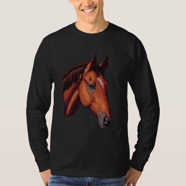 Pixel Art Lover - Vater-Mama T-Shirt (Vorderseite)
