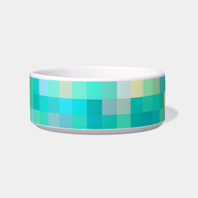 Pixel Art Multicolor Muster Napf (Rechts)