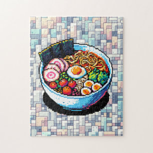 Pixel Art Ramen Noodles Puzzle