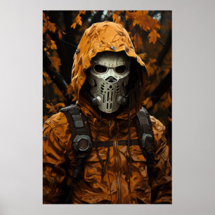 Pixel Art V3 Vector Illustration Poster - Lebhaft