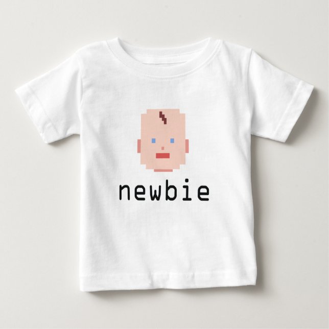 Pixel-Baby-Neuer Baby T-shirt (Vorderseite)