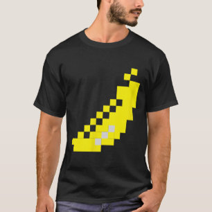 Pixel-Bananen-80er-Videospiel-Halloween-Gruppenkos T-Shirt