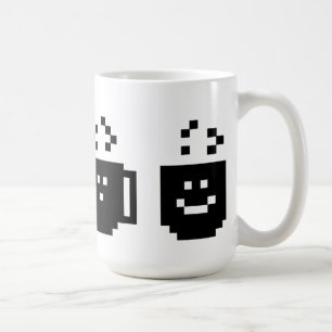 Pixel-Bedarfs-Koffein auch Tasse