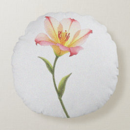 Pixel Bloom Trio Rundes Kissen