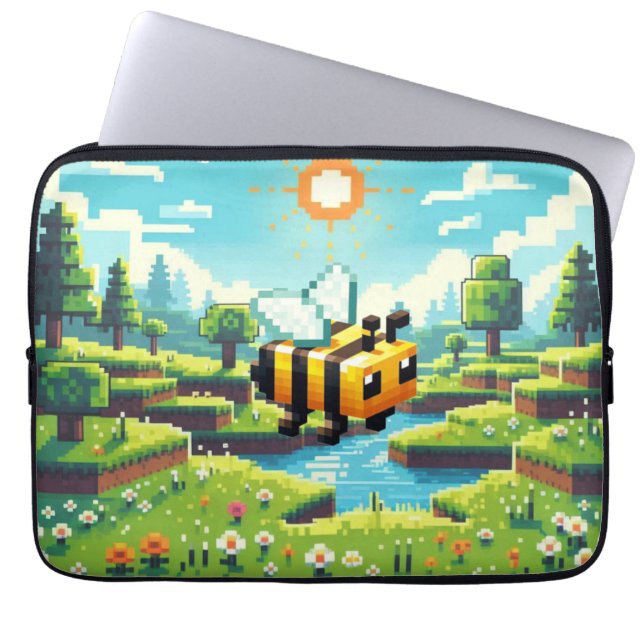 Pixel Buzz: Das Abenteuer der Sonnenwiese Laptopschutzhülle (Vorderseite)