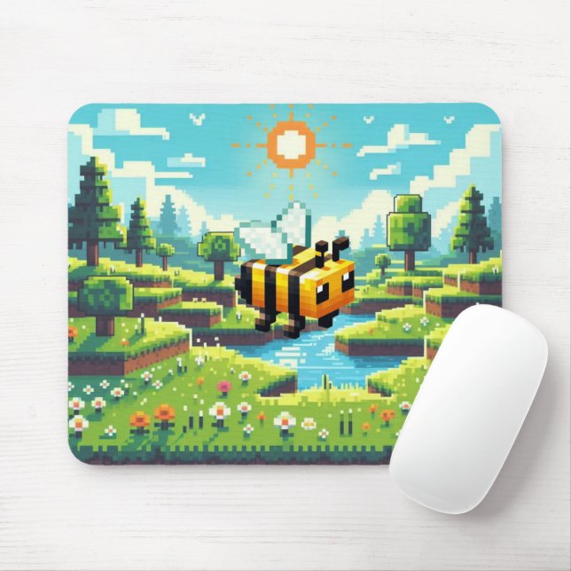 Pixel Buzz: Das Abenteuer der Sonnenwiese Mousepad (Mit Mouse)