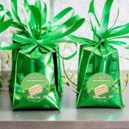 Pixel Cake Dankeschön Circle Aufkleber