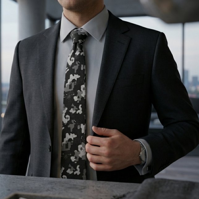 Pixel Camo Stealth Krawatte (Von Creator hochgeladen)