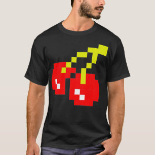 Pixel Cherries 80er Videospiel Halloween-Kostüm T-Shirt