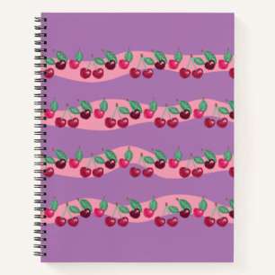 Pixel Cherries Notizbuch
