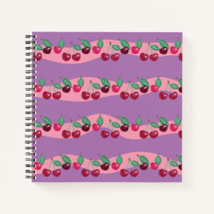 Pixel Cherries Notizbuch