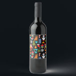 Pixel Christmas Weinetikett<br><div class="desc">-</div>