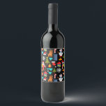 Pixel Christmas Weinetikett<br><div class="desc">-</div>