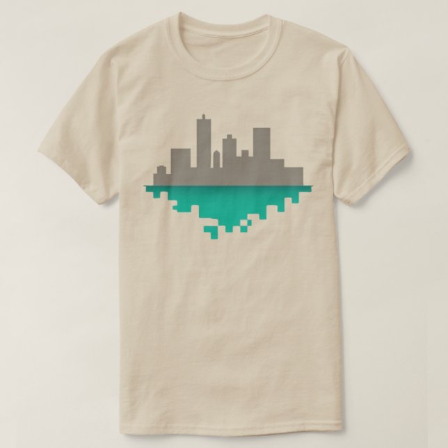 PIXEL CITY SKYLINE T-Shirt (Design vorne)