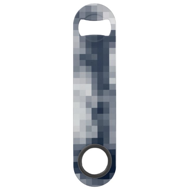 Pixel Cloud-Design Flaschenöffner (Vorderseite)