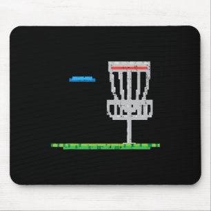 Pixel Disc Golf Frisbee Golfer Frolf Männer Jungen Mousepad