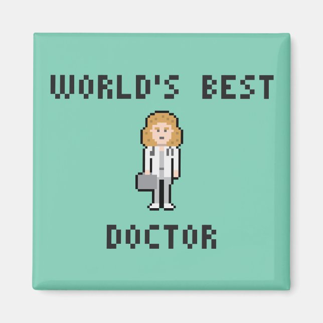 Pixel Doctor Magnet (Vorne)
