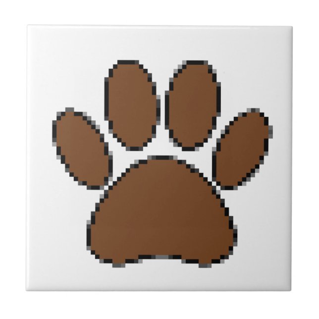 Pixel Dog PW Print Fliese (Vorderseite)