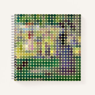 Pixel dot "La Grande Jatte" Notizbuch