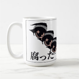 pixel eyes kaffeetasse