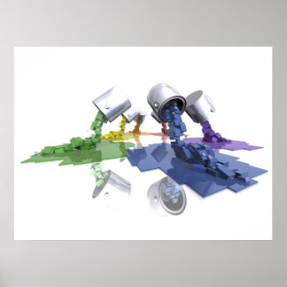 Pixel Farbe - Poster