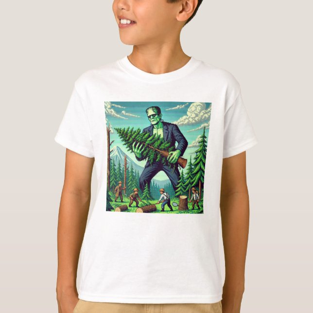 Pixel Friends: Forest Protection - frankenstein #1 T-Shirt (Vorderseite)