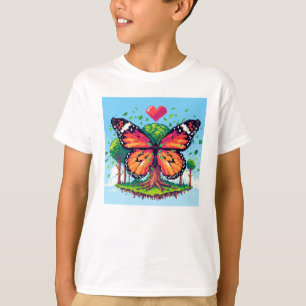 Pixel Friends: Waldschutz (Schmetterling) #08 T-Shirt