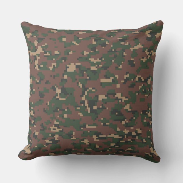 Pixel für digitale Camouflage Kissen (Vorderseite)