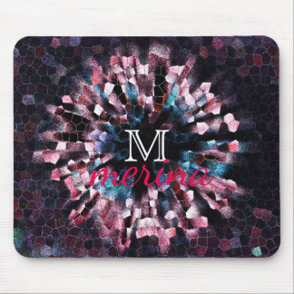 Pixel für geometrische Fliesen des Mosaikbodens Mousepad
