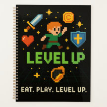 Pixel-Gamer-Planer - Level-Up-Retro-Organisator