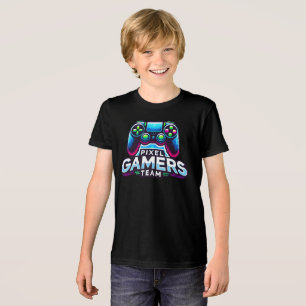 Pixel Gamers Team - Future Gamer Kids Tri-Blend Shirt