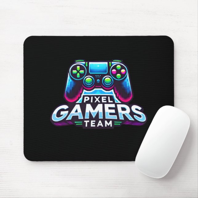 Pixel Gamers Team - Future Pro Gamer Mousepad (Mit Mouse)