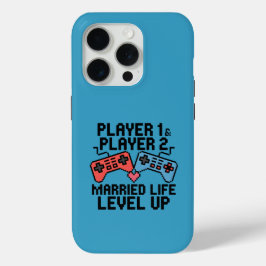 Pixel Gaming Couple Level Up Design Case-Mate iPhone Hülle