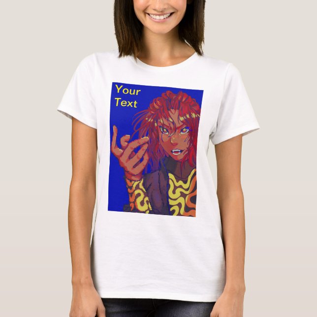 Pixel girl T-Shirt (Vorderseite)