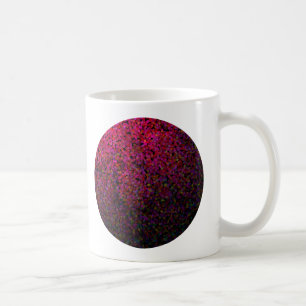 Pixel Glitch Red Tasse