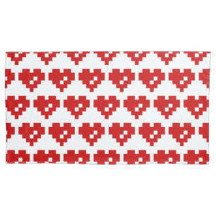 Pixel Heart 8 Bit-Liebe Kissenbezug