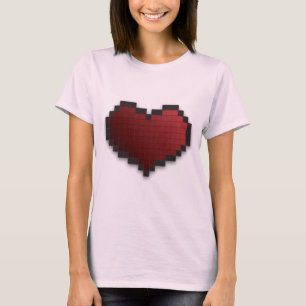 Pixel-Herz T-Shirt