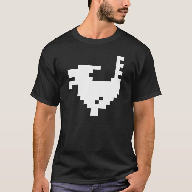 Pixel-Hund T-Shirt (Vorderseite)